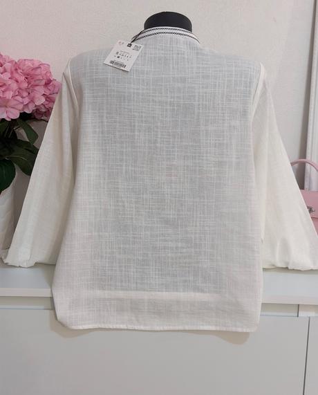 Luxusná vyšívaná blúzka - boho štýl, zara,s