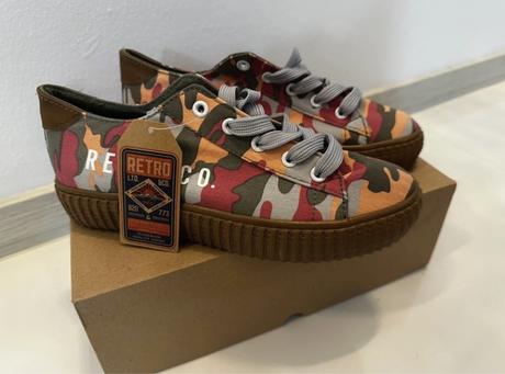 Dámske tenisky retro jeans, 38