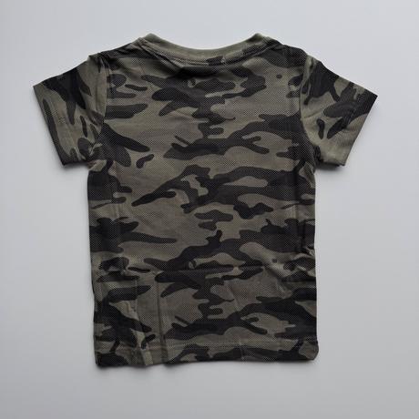 Chlapčenské maskáčové tričko tarn zelená, 98 - 128