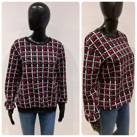 Dámska vzorovaná mikina, l