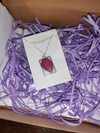 Náhrdelník handmade s kvetinkou, 