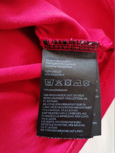 Tricko 98/104 so zimnym motivom, h&m,98