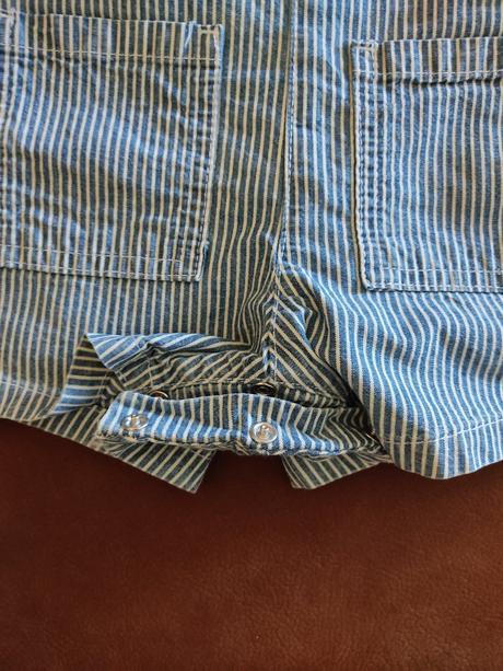 Riflový overal na traky s tričkom - veľkosť 92, f&f,92