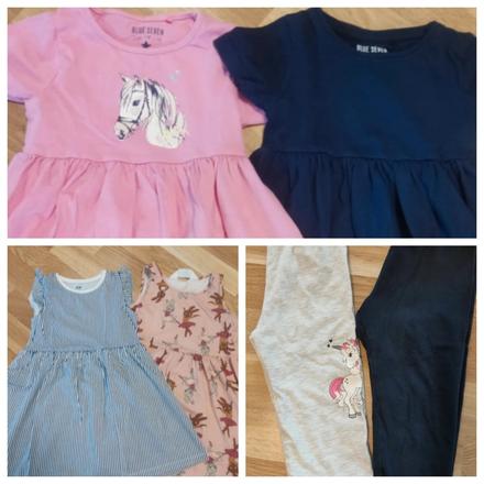 Letný balík šaty+kraťasy, 104–116