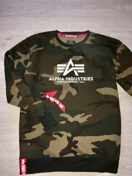 Alpha industries panska nova mikina+privesok, xxl