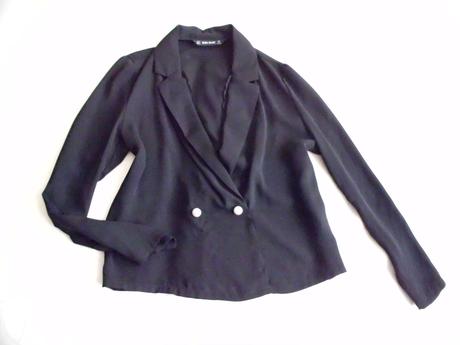 Blúzka čierna s-m, zara,s