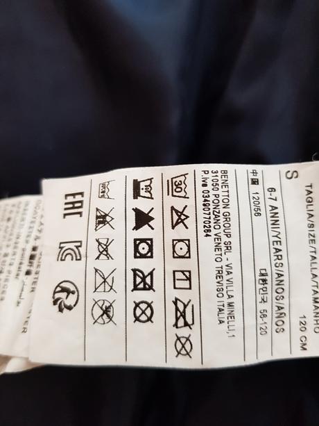 Vetrovka benetton, benetton,116