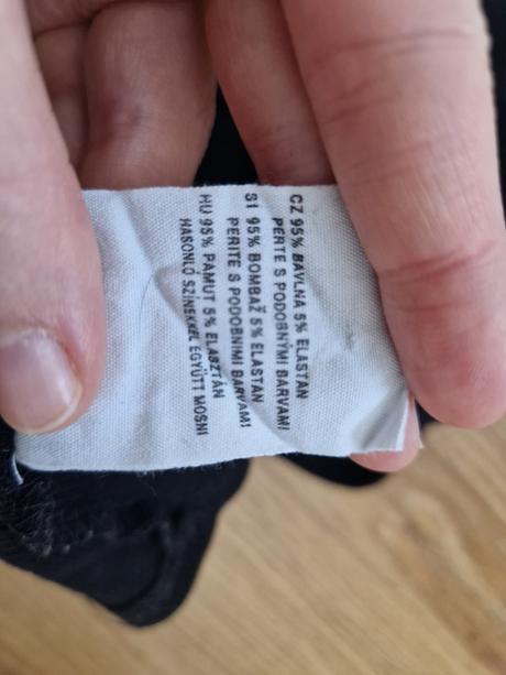 Čierne tehoenské tielko h&m, h&m,m