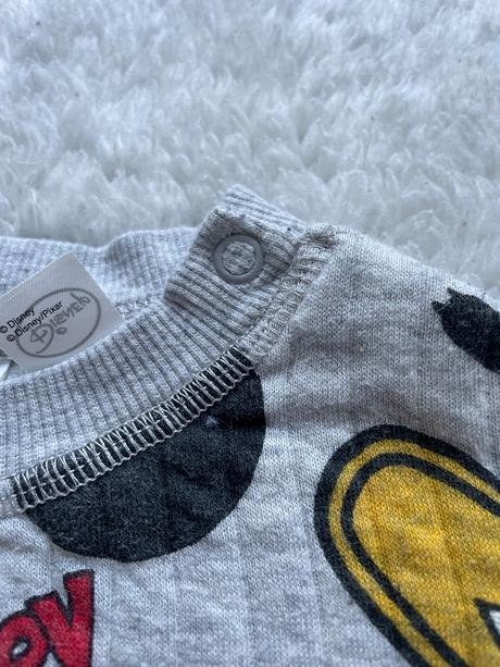 Svetloseda teplakova suprava mickey, h&m,74