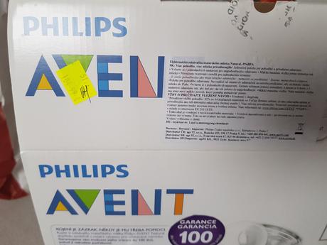 Elektrická odsávačka avent, 