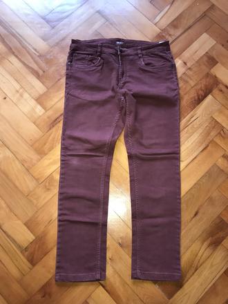 Elastické bordové nohavice, 34