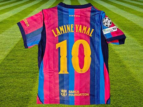 Dres lamine yamal fc barcelona 26/27 novinka, nike,128 - 164