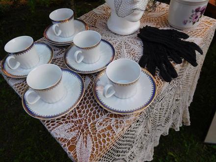 Porcelánové šálky made in čechoslovákia, 