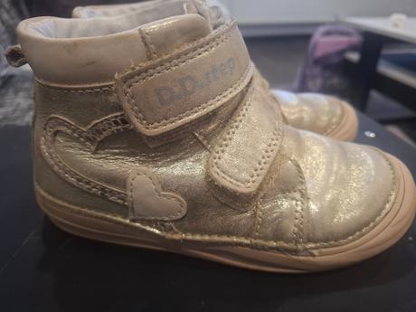 Detské prechodné kozenné topánky, d.d.step,29