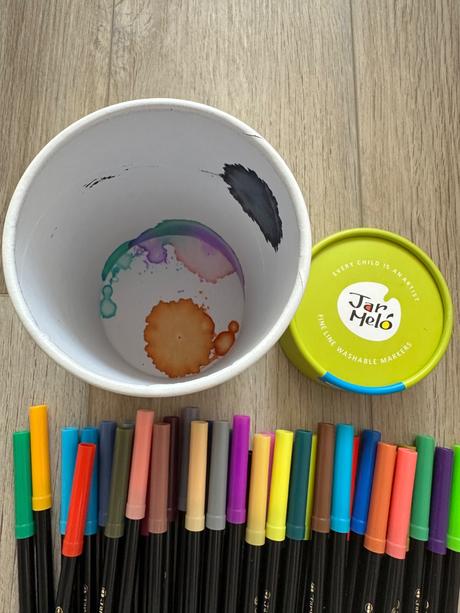 Umývateľné fixky/markers jar melo,