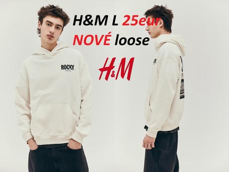 Mikina rocky balboa krémová, h&m,l