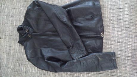 Kožená dámska bunda , m