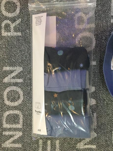 Chlapcenske boxerky 2-4 roky, h&m,98 / 104