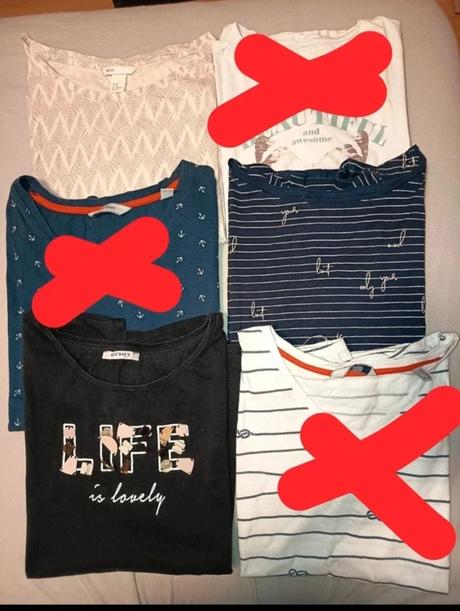 Darujem tričká 40/42 m, 40