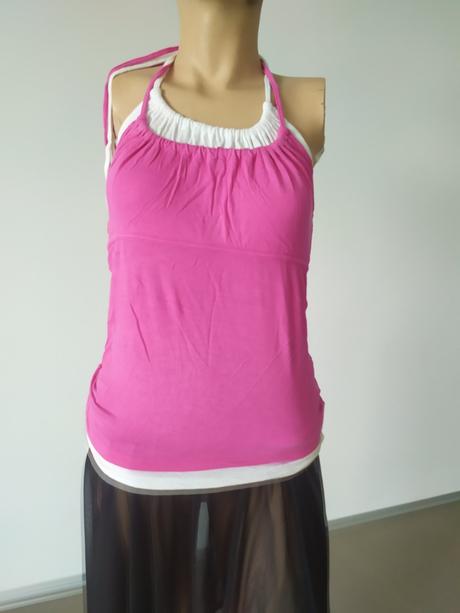 C 241 tricko ruzovobielle vekost m 2 x oblecene, colours of the world,m