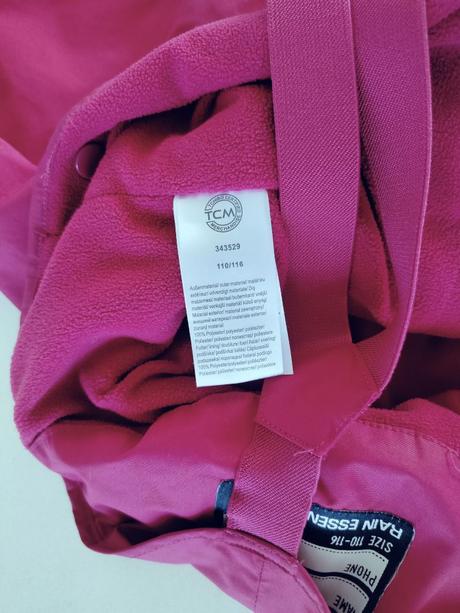 Nohavice do dažďa, tchibo,116