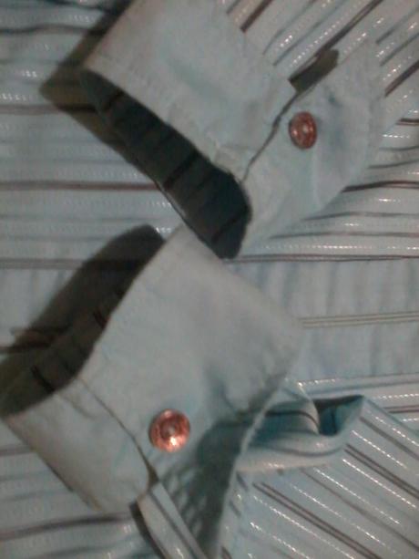 Modrá a žltá blúzka, bielo-čierna košeľa, m