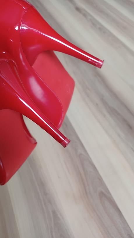 Červené lakované lodičky, 36