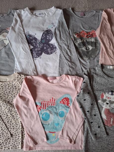 Tričká s dlhým rukávom, veľ 116, 116