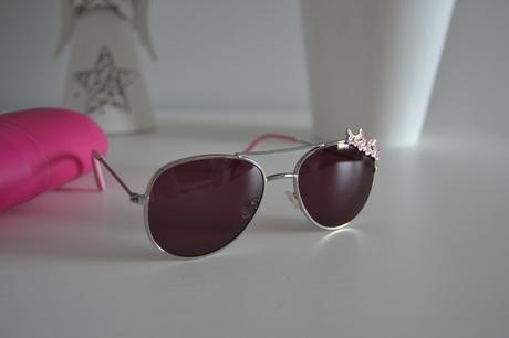 Štýlové dievčenské slnečné okuliare pilotky,