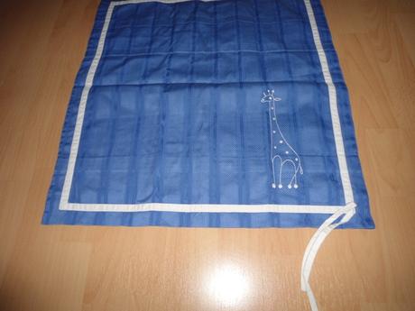 Modra suprava obliecok do kočíka, šírka (cm): 45,dĺžka (cm): 50