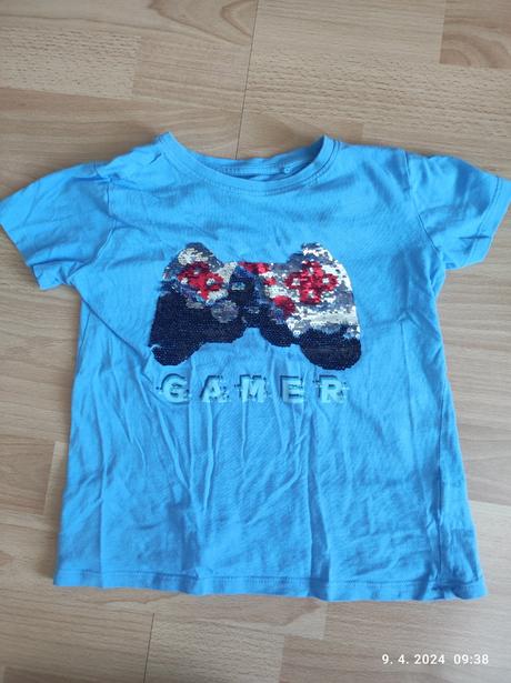 Krátke tričko 116, sinsay,116