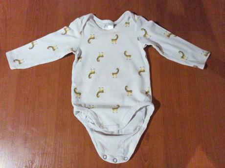 Body so žirafkami, h&m,62