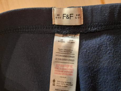 Tmavomodré legíny, f&f,110