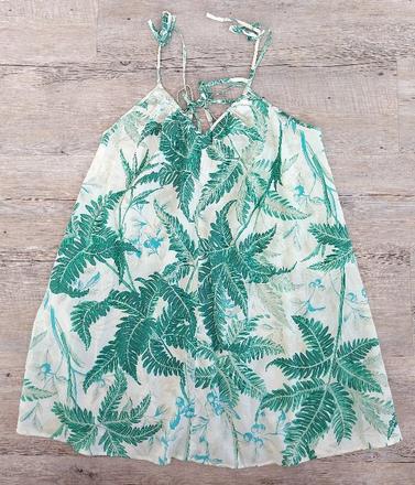 Letné šaty s listami, h&m,m