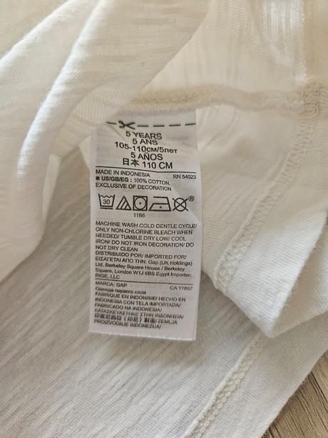 Tričká 3ks, gap,110