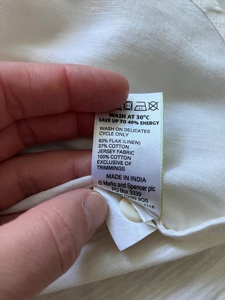 Ľanový top, marks & spencer,l