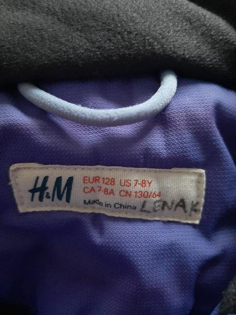 Zimny overal, h&m,128