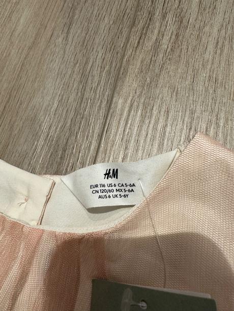 Šaty s tylom h&m 116, h&m,116