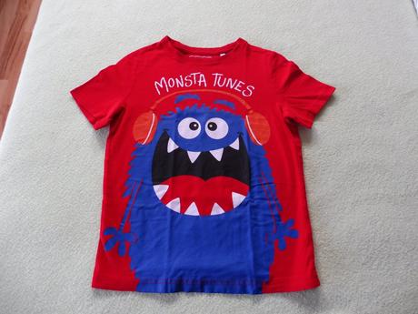 Červené monsterové tričko c&a 134 palomino, c&a,134