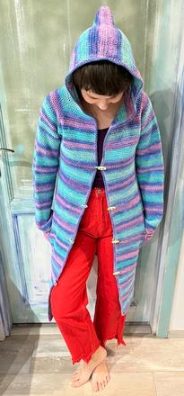 Háčkovaný kardigan, xs