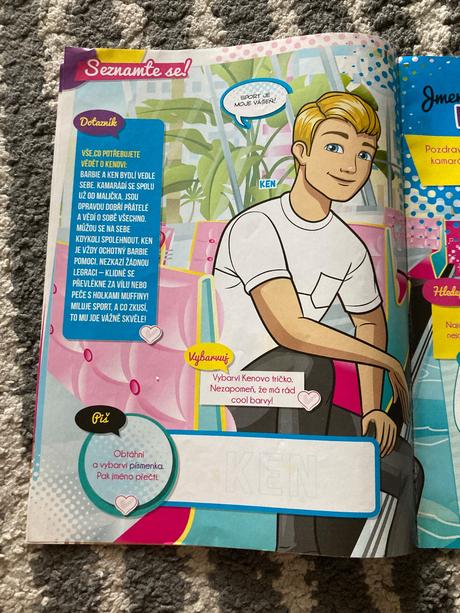 Barbie časopisy a plagáty, 