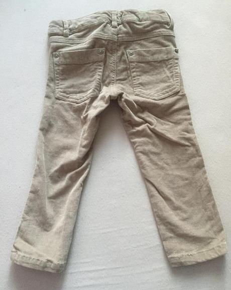 Menčestrové nohavice, benetton,92