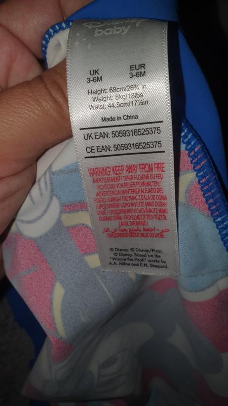 Plavky mickey mouse, tesco,68