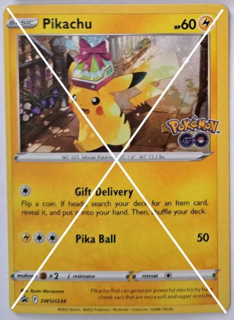 Pokémon go karty "promo",
