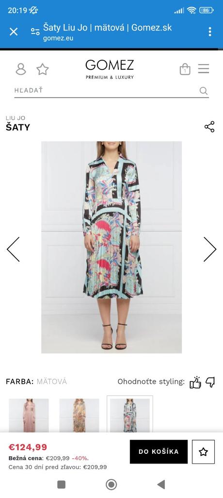 Nádherné šaty liu jo, liu jo,m