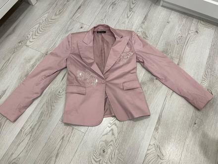 Elegantné ružové sako, l
