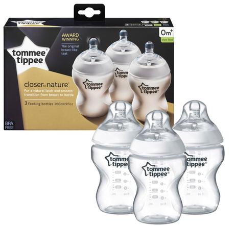 Tommee tippee 225306 trojbalenie fliaš c2n 260 ml., tommee tippee