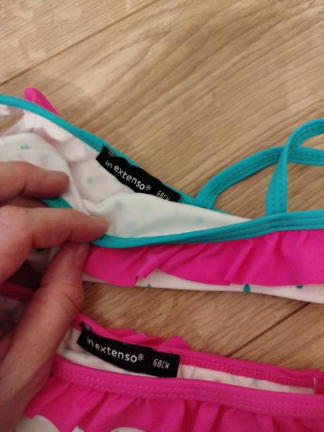 Plavky pre dievčatko 6 mes., 68–80