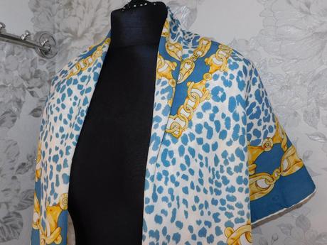 Elif kvalitná luxusna hodvabna elegantná šatka, xl