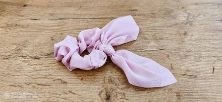 Gumička na vlasy - svetlá ružová, 